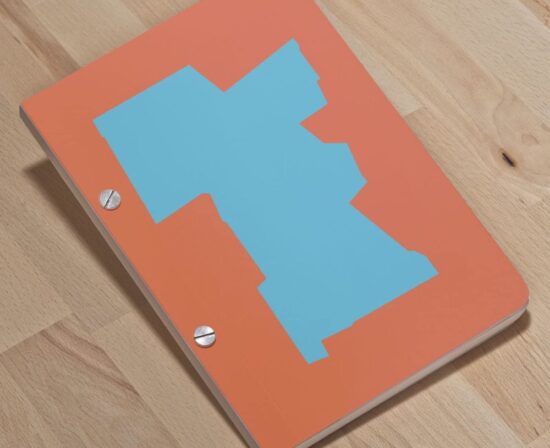 Original shape 003 - A5 screw post bound notebook - ultrashop