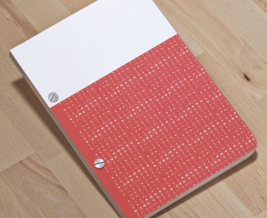 Minimal 006 - A5 screw post bound notebook - ultrashop