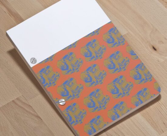 Acid motor 007 - A5 screw post bound notebook - ultrashop