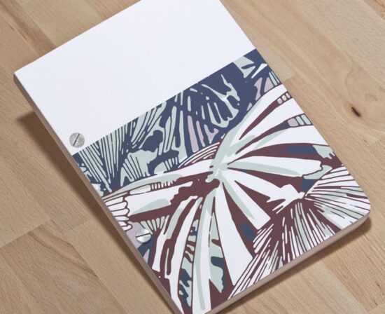 Tropical sheets - A5 screw post bound notebook - Eugenie Lavenant - ultrashop