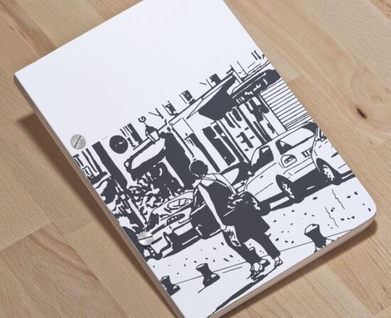 Street of Paris - A5 screw post bound notebook - Eugenie Lavenant - ultrashop
