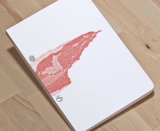 Tear 020 - A5 screw post bound notebook - ultrashop