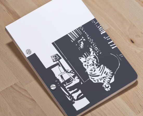 Felix 029 - A5 screw post bound notebook - Eugenie Lavenant - ultrashop
