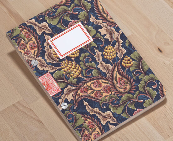 Curtain - A5 screw post bound notebook - ultrashop